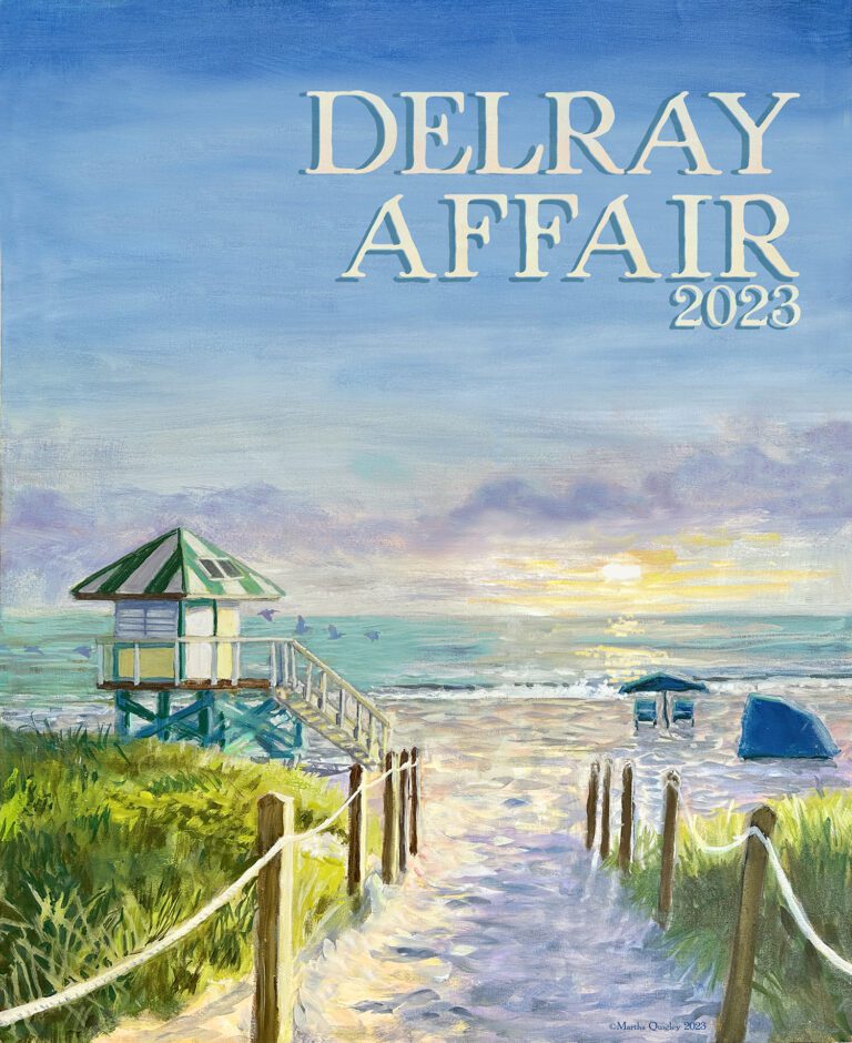 2021 Delray Affair Commemorative Poster Artist Delray Affair
